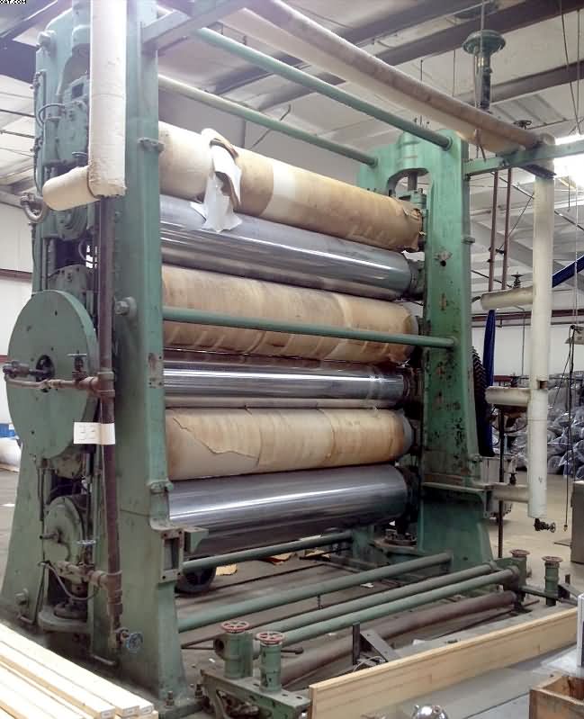 BF PERKINS Calender, 100" working width,